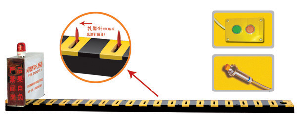 荔浦市V3嵌入式闯岗自动扎胎器/阻车器